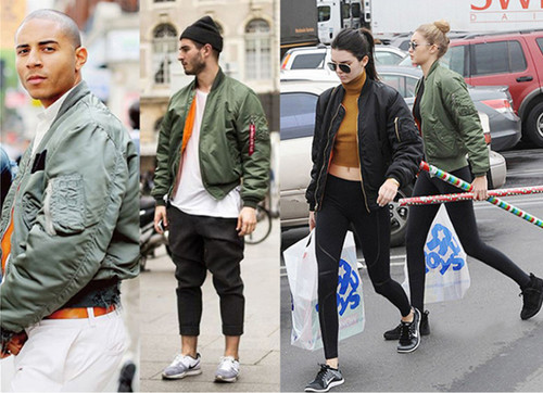 Mens ma1 army pilot - ma1, biker