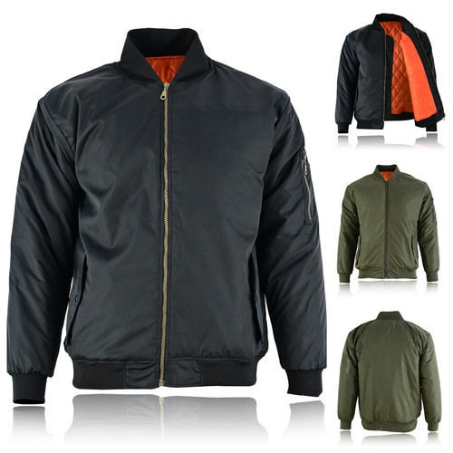 Mens ma1 army pilot - mens, biker
