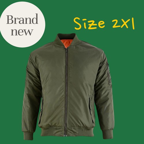 Mens ma1 army pilot biker - mens,