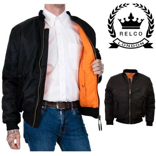 Relco mens black pilot - mens, ma-1