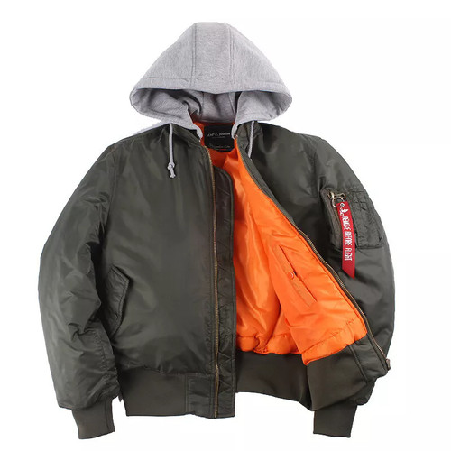 Winter mens bomber jacket - jacket, ma1